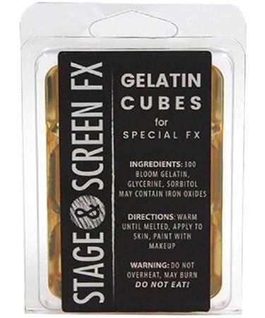 Professional FX Makeup Gelatin Cubes 4 oz - Safe Latex Alternative for Special Effects Scars & Prosthetics - Buy Online on GoSupps.com