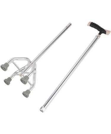 Four-Legged U-Shaped Telescopic Stick Four-Legged Walking Stick Safety Walking Stick Lightweight Four-Legged Soft Grip Stick for Disabled Elderly Interesting - Buy Online on GoSupps.com