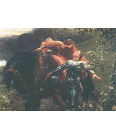 Sir Frank Dicksee La Belle Dame Sans Merci Cross Stitch Chart - Large Size Symbols | Scarlet Quince DIC001lg - Buy Online on GoSupps.com