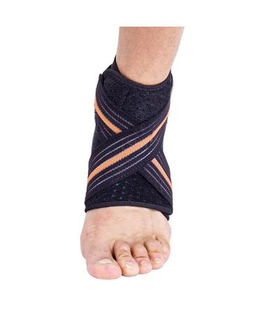 Adjustable Sports Ankle Support Brace - Unisex Spandex Protective Wrap for Running | International Shipping - Buy Online on GoSupps.com