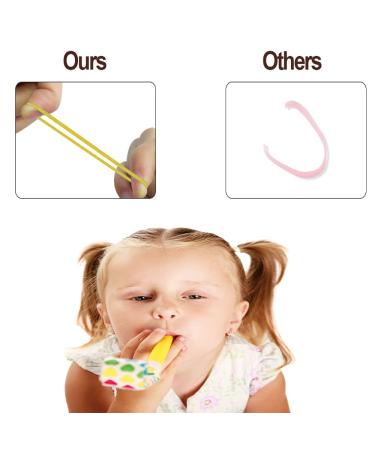Pack of 30 Mini Elastic Hair Ties for Fine Hair Multi-Colored Small Hair Ties for Girls & Babies - Buy Online on GoSupps.com