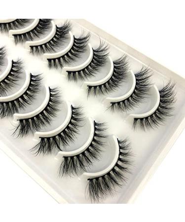 10 Pairs Natural 3D Mink False Eyelashes - Long Makeup & Eyelash Extension | International Shipping Available - Buy Online on GoSupps.com