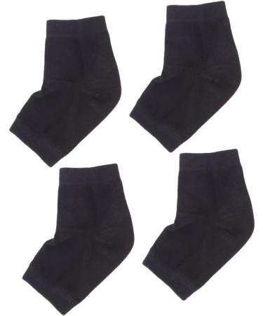 DOITOOL 4 Pairs Ankle Socks Heel Sleeves Toeless Spa Socks Stocking Stuffers for Guys Feet Cream Heel Protector Socks Heel Anti-Crack Socks Casual Socks Men and Women Moisturizing - Buy Online on GoSupps.com