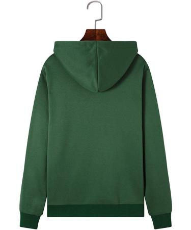 Bigfanshu in Women's Clothing Long Sleeve Print Hooded Sweatshirt Autumn&Winter Blouse Lady Tops Green - Buy Online on GoSupps.com