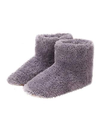 Doumneou winter USB heating foot shoes plush warm electric slippers feet heated washing-up electrical shoes pad heating insoles 39-43