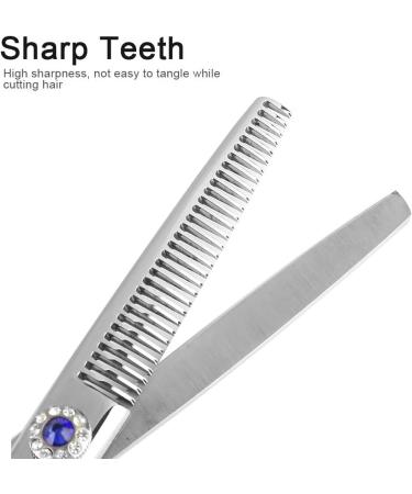 Hairdressing Shears with Antique Decoration Professional Hair Cutting Thining Scissors Salon Barber Hairdressing Shear(Thinning Shears-Silver) - Buy Online on GoSupps.com