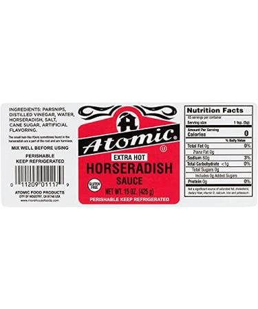 Atomic Horseradish - Extra Hot - 2 Pack (12 oz) - Premium Quality - Buy Online on GoSupps.com