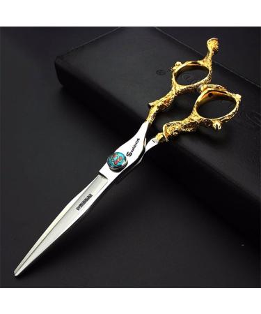 Hair Cutting Scissors Shears 6 Inch Golden Hair Scissors Japanese 440c Stainless Hairdressing Scissors Shears Barber Thinning Scissors Hairdresser Haircut (Color : 6 inch Cutting) - Buy Online on GoSupps.com