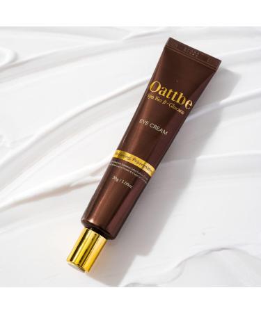 Oattbe Eye Cream with SYN-BIO B-Glucan - Reduces Wrinkles Brightens Dark Circles Hydrates & Firms Skin - Gentle for All Skin Types - Quick Absorbing Non-Sticky Formula