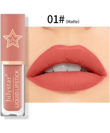 INTEROOKIE Natural Moisturizing Lip Gloss with ThreeDimensional Matte Finish and Long Stay NonFading Pearl Lipstick 01 - Buy Online on GoSupps.com