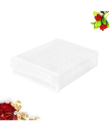 Uonlytech 1 Pc Box Egg Carton Drawer Refrigerator Storage Box Clear Plastic Tray Fridge Double Deck re-usable Transparent Color 34X26CM monolayer - Buy Online on GoSupps.com