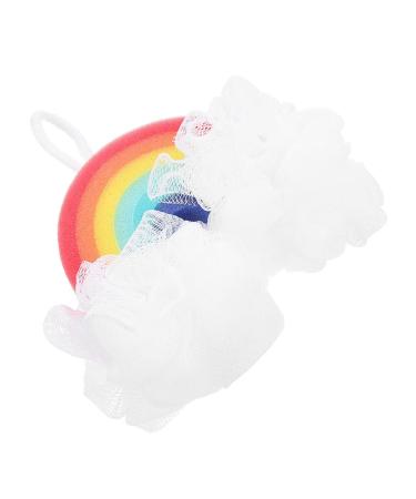 Cloud Bath Ball Baby Scrubber Rainbow Shaped Baby Sponge Household Body Scrubber Bath Scrubber Portable Baby Sponge Portable Body Scrubber Rainbow Shaped Body Scrubber Bath Supply