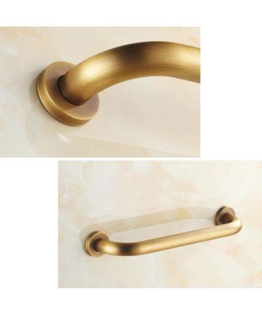 Grab rails for bathroom outdoor Grab Bars 40cm Bathroom Railings Wall Mounted Grab Rails Brass Brushed Safety Support Rail Handrails For Elderly/Disabled - Buy Online on GoSupps.com
