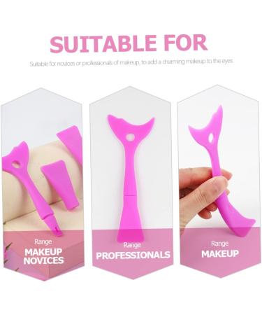 IWOWHERO 3pcs Eyeliner Eyeshadow Baffle Makeup Eyeshadow Mascara Applicator Tool Women Eyeliner Stencils Miss - Buy Online on GoSupps.com