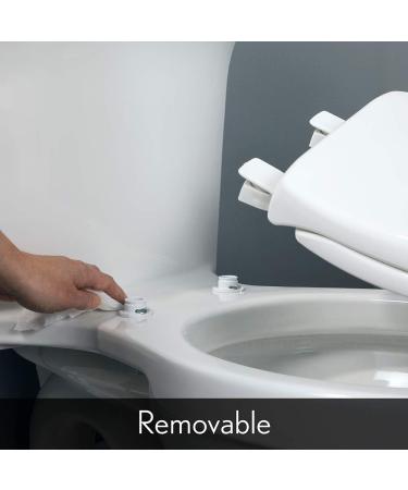 Bemis 1500EC 000 Elongated Toilet Seat - Easy Clean & Change Hinges - Durable Enameled Wood - White - 1 Pack - Buy Online on GoSupps.com
