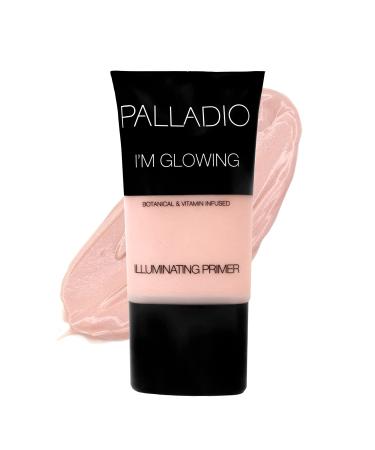 Palladio I'm Glowing Illuminating Primer  Pearly Pink Makeup Primer for Face  Contains Aloe Vera  Grape Seed Oil  Green Tea  Brightens Complexion  Combats Wrinkles  Fine Lines & Pores - Buy Online on GoSupps.com