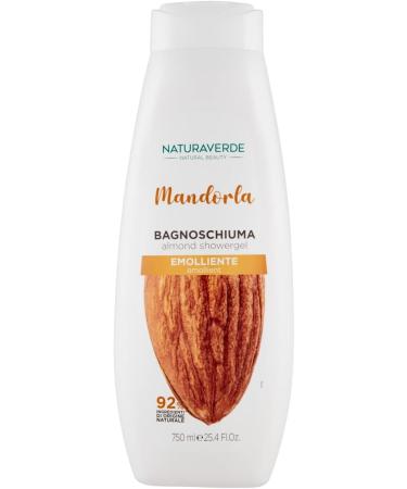 Naturaverde | Natural Beauty - Almond Bubble Bath Emollient Shower Natural Ingredients 6 x 750 ml - Buy Online on GoSupps.com