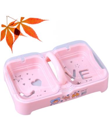 Amosfun 2pcs Box Soap Case Kitchen Asseriories Soap Dish with Lid Kitchen Accessories Storage for Bathroom Nordic Powder Soap Dish Kitchen Assesorie Soap Holder Soap Box Portable Pink Pinkx2pcs mediumx2pcs - Buy Online on GoSupps.com