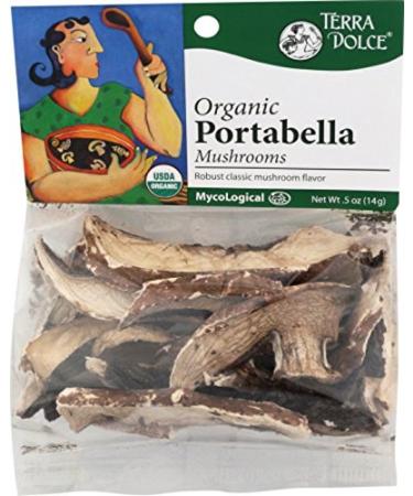 Terra Dolce Organic Portabella Mushrooms, 0.5 Ounce