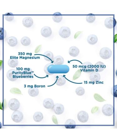 Purity MagBlue + B12 Energy Melt with Magnesium Bisglycinate, Vitamin D3, Blueberries - B12 Berry Melt with Methylcobalamin B12, B6, D3 - Buy Online on GoSupps.com