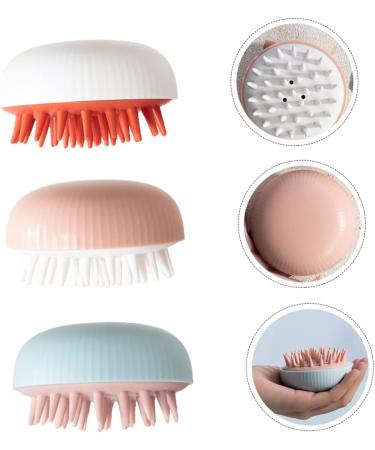 minkissy 3Pcs Shampoo Brush Adjustable Head Massage Brush For Healthy Scalp Care Suitable Hair Types Durable TPU Material For Mother - Buy Online on GoSupps.com