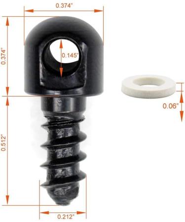 SHWEAPY Sling Swivel Studs Wood Screw Kit 6PCS Gun Sling Mounting Set - Buy Online on GoSupps.com