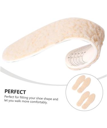 FRCOLOR Fur Insoles - Fluffy Warm Shoe Inserts | Breathable Cuttable Felt Pads | Perfect Christmas Stocking Stuffers for Kids - Buy Online on GoSupps.com