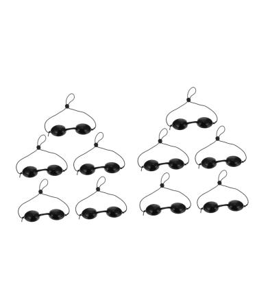 FRCOLOR FRCOLOR Visor 10 Pieces Eye Mask Eye Protector Led Light Uv Glasses Eye Cover Shadow Ultraviolet Rays Protective Glasses Blind