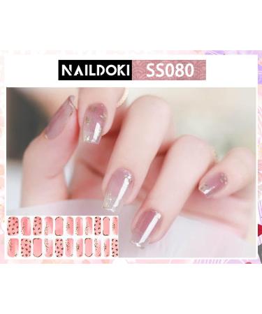 NAILDOKI Nail Foil Art Sticker - Self-Adhesive Manicure DIY Decoration (6 Sheets) - B2-04 - Buy Online on GoSupps.com