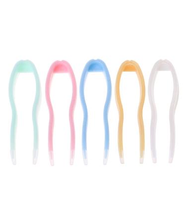 Tweezers Care Travel Clip Clamp Remover Tool Tips Random Color