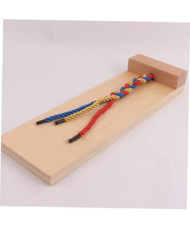 Ipetboom 1pc Braid Practice Aids Solid Wood Plywood Puzzle Child - Buy Online on GoSupps.com
