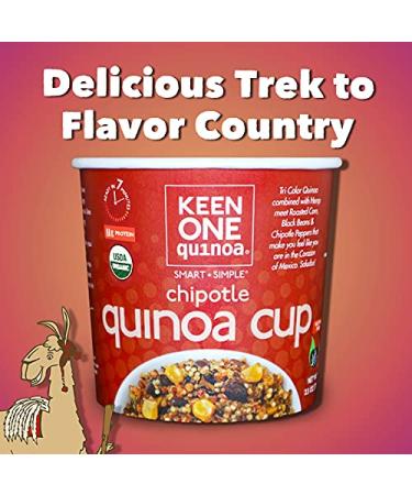 Keen One Quinoa Variety Pack - 6 Flavorful Cups of Royal Organic Quinoa 2.5 oz Each - Buy Online on GoSupps.com