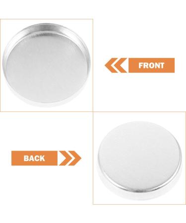 30pcs Empty Round Metal Tin Palette Pans - Makeup Organizer for Eyeshadow Blush & Lipstick | Ideal Small Round Paint Tray for Cosmetics - Buy Online on GoSupps.com