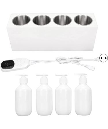 Massage Oil Lotion Warmer - Fast Heating 9 Speed Adjustable & Detachable - 4 Bottles for Perfect Relaxation | International Shipping Available - Buy Online on GoSupps.com