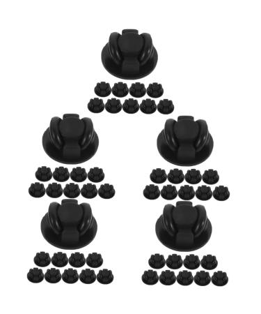 Nuobesty 50 piece of mask glasses buckle ears of ears for masks glasses snappy hooks Face cover Earle grips glasses for masks mouth protection ear hooks extension rubber tape button