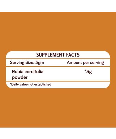 Manjistha | Rubia cordifolia | Manjistha Root Powder 100g(Pack of 1) Powder for Skin and Hair Care Manjistha Root for Body Health.Adult - Buy Online on GoSupps.com