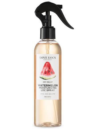 Watermelon Loc Moisturizer Spray for Dreads Dreadlocks Braids Faux Locs Crochet Locs Sisterlocks Microlocs | Hydrating Refreshing Hair and Scalp Spray | Natural | Vegan | Residue Free