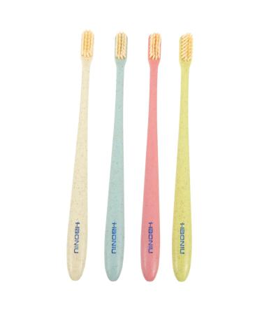 Beavorty 4 Pieces Toothbrush Teeth Tongue Brush Soft Toothbrush Toothbrush Soft