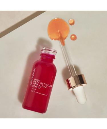 Josie Maran Argan Beta-Retinoid Pink Algae Serum 25mL - Hydrating Anti-Aging Formula - Buy Online on GoSupps.com