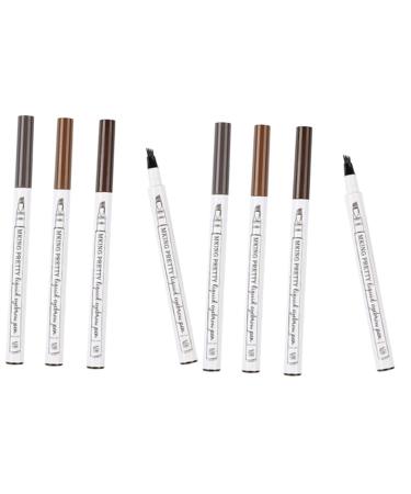 WOONEKY 8 Pcs Liquid Eyebrow Pen Eyebrow Pen Brow Pencil Eyebrow Makeup Tool Waterproof Eyebrow Pen