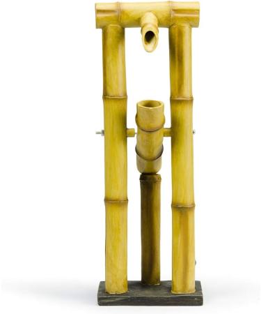 Aquascape 78306 Shishi-Odoshi Inspired Poly-Resin Deer Scarer Bamboo Fountain Yellow - Buy Online on GoSupps.com