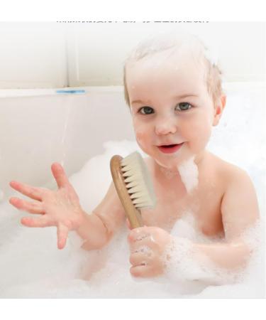Personalized Baby Hairbrushes Engrave Infant Name Wooden Newborn Hair Brush Comb Brush Birth/Baptism/Birthday (1PCS) - Buy Online on GoSupps.com