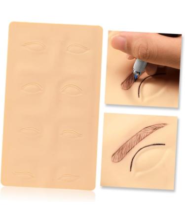 Beatifufu Practice Cup Manual Dark Blue and Eye Ink Embroidery Microblading Kit Pigment Eyebrow Skin - Buy Online on GoSupps.com