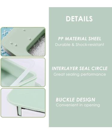 Jiuzcare Wet Wipes Dispenser Box with Lid - Reusable Tissue Storage Container for Baby Wipes, Toilet Tissue - Blue, Perfect for Car, Office & Home - Buy Online on GoSupps.com