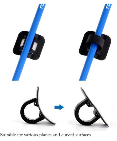 WDHHNP Bike Cable Guide C-Clips for MTB and Road Bike Brake/Derailleur Cables - Buy Online on GoSupps.com