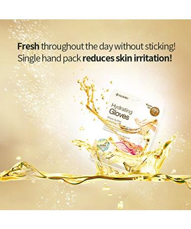 Hydrating Hand Masks (6pk) with Shea Butter & Jojoba Oil | Intensive Spa Treatment for Soft Hands & Nails | Gift Set for Women - Buy Online on GoSupps.com