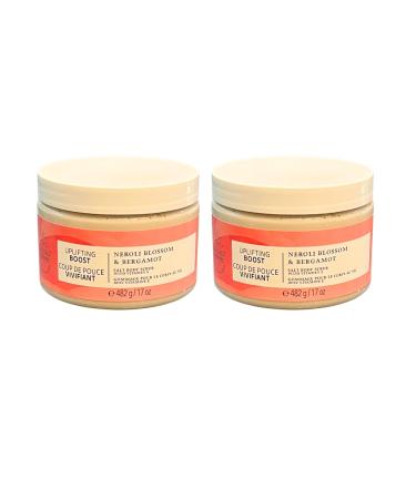 Bath & Body Works Aroma NEROLI BLOSSOM & BERGAMOT Salt Body Scrub 2-piece Gift Set with a Red Bow for Holidays 17 oz - Buy Online on GoSupps.com