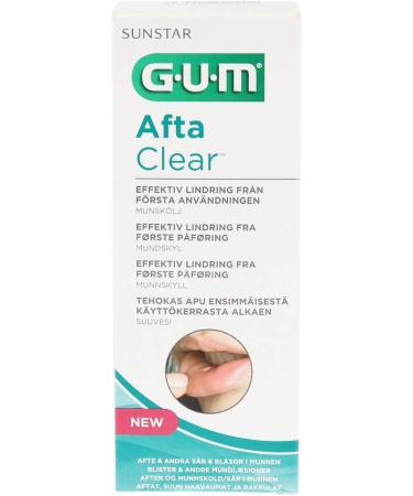 Gum Afta Clear Mouthwash - Soothing Oral Rinse for Mouth Ulcers | Fast International Shipping - Buy Online on GoSupps.com