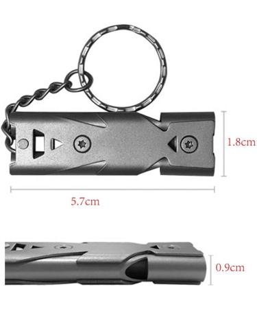 Shop Wanyig 2-Piece Emergency Signal Whistle - 150dB Survival Pipe with Keychain | Ideal for Sports & Emergencies | Fast International Shipping - Buy Online on GoSupps.com