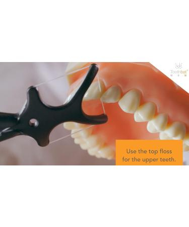 Signature Adult Floss Holder - Award-Winning Patented Design - Easy & Effective - Compatible with Reach Waxed Nylon Floss - International Shipping Available - Buy Online on GoSupps.com